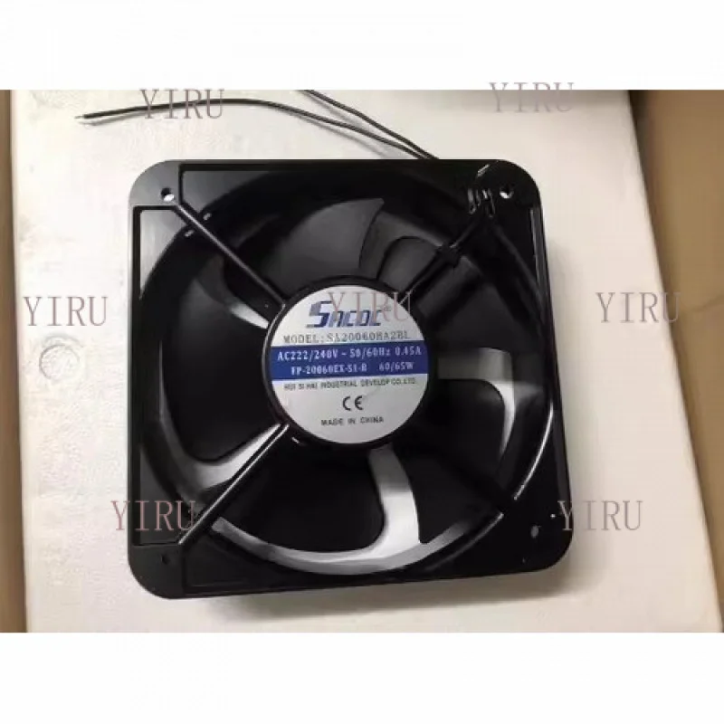 

L для SACOC SA20060HA2BL AC220V/240V 0,45A 65W 20CM осевой вентилятор охлаждения