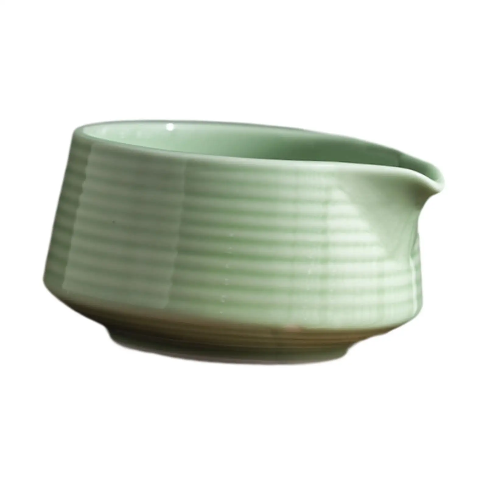 Matcha Bowl Matcha Ceremony Tea Making Tool 500ml with Pouring Spout for Home Dining Room Tea Room Matcha Lover Beginners