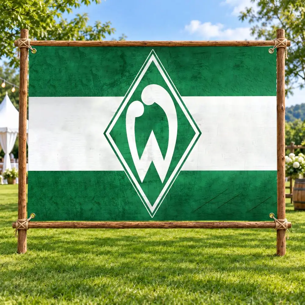 Werder Bremen Football Club Flags Soft Skin-friendly Durable Tapestry Outdoor Party Home Living Room Bedroom Decoration