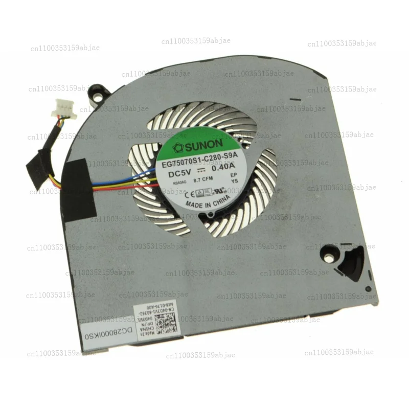 95%新しい 04D3V1 Dell Alienware 15 R3 CPU 冷却ファン - 左側 EG75070S1-C270-S9A XMSJ