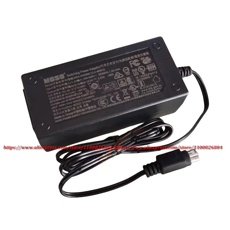 Imagem -03 - Carregador Adaptador de Alimentação para Hikvision Disco Rígido Gravador de Vídeo Original Moso Msa-z3330ic12.048w-q 40w 12v 3.33a 4pin