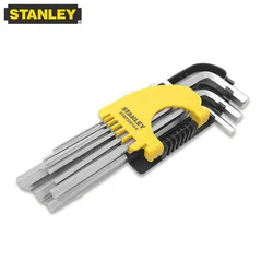 Stanley 9 Piece Set Allen Hexagonal Wrench Imperial Ball End Mini Standard Long Torque Hex Key Set