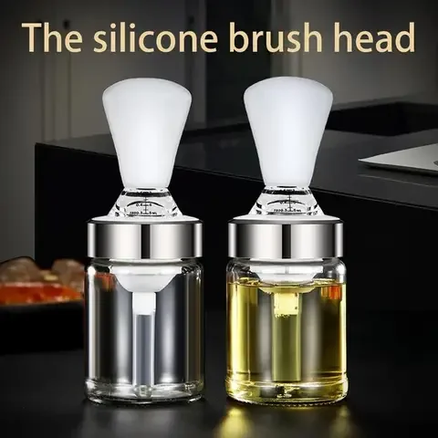 

Silicone Oil Brush Bottle Barbecue Grill Oil Brush Baking Pastry steak Liquid Oil Brushes Kitchen Baking BBQ Tools Accessories