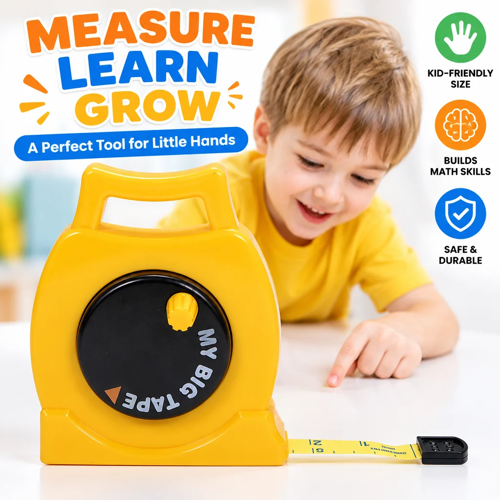 1/2/4 SET kids tape measure,kids measuring tape,toddler tape measure,kids measuring tape,kids tape measure toy,toy tape measure