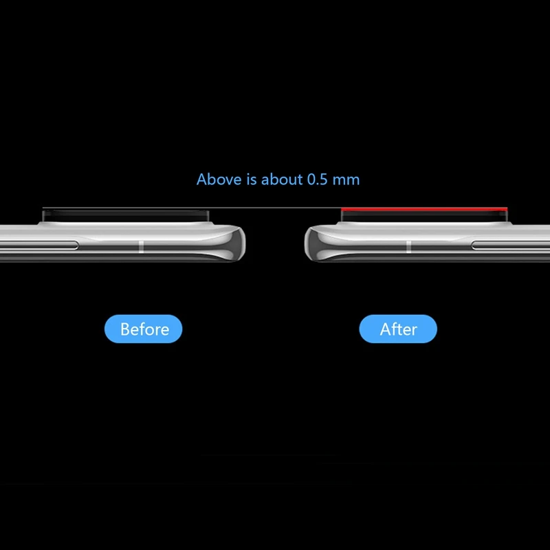 Camera Lens Protector For Xiaomi Mi 11 Ultra Case Protector Metal Camera Cover For Mi11 Ultra Protection Film