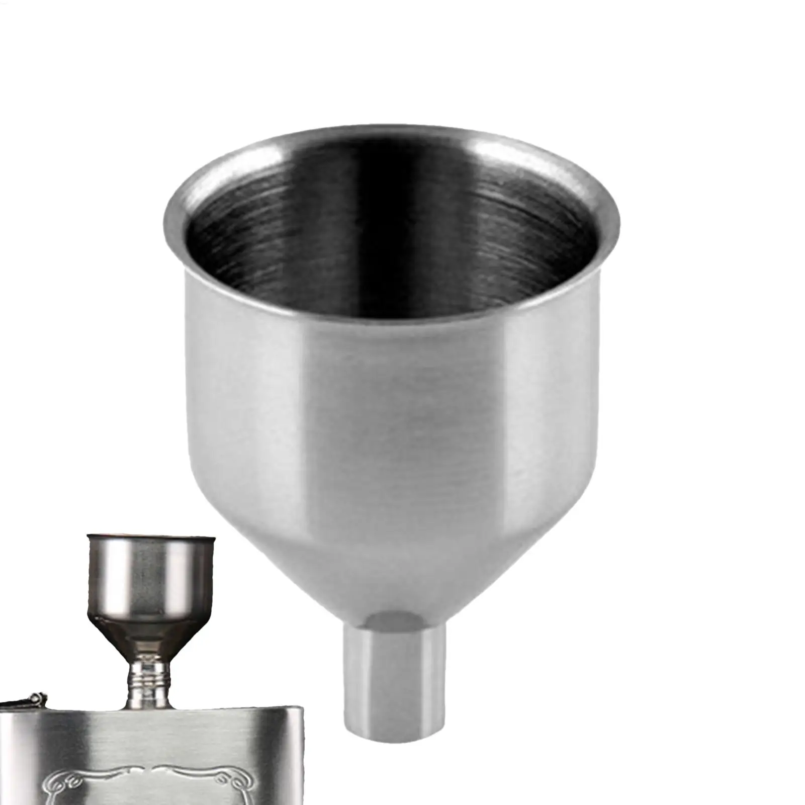 Stainless Steel Funnel Kitchen Filling Funnel For Liquid Oil Flask Transfer Small Mouth Funnel Kitchen Gadget