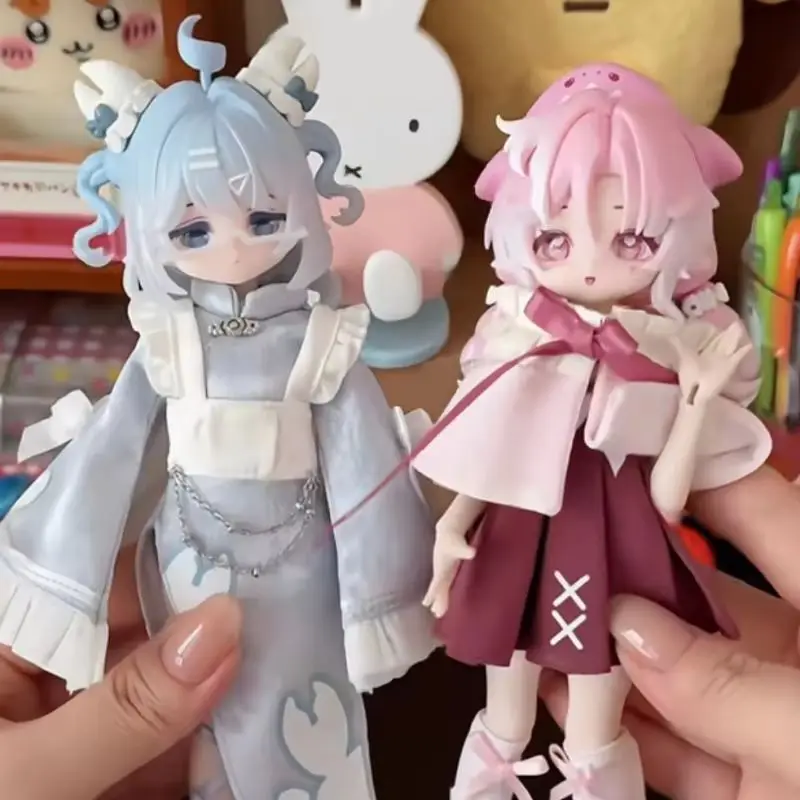 Boneka Artikulasi Minty 1/8 Ocean Gem Series, Figur BJD Lucu, Blind Box Koleksi, Ornamen, Hadiah Ulang Tahun, Ready Stock, Bonus Gratis