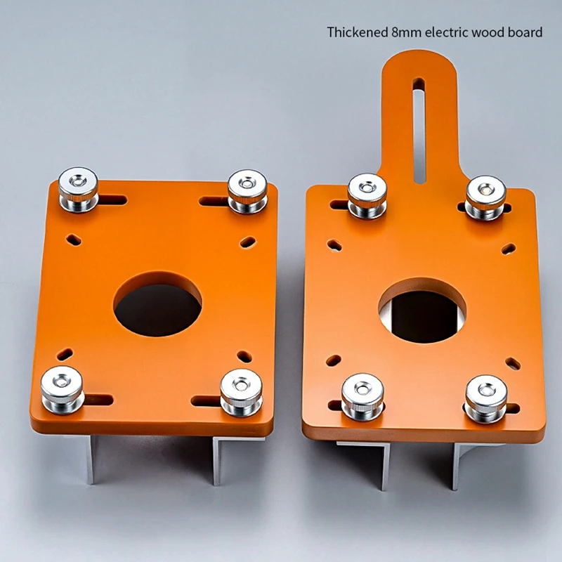 

Wood Router Table Insert Plate,Woodworking Benches Router Slotting Positioning Bracket Plate Router Table Mounting Plate