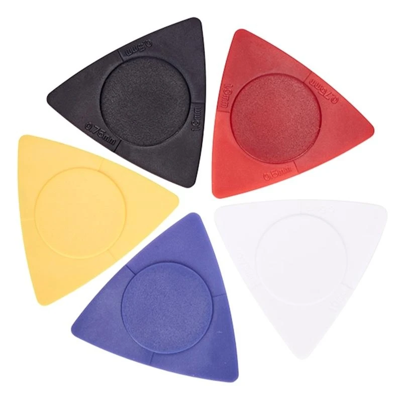 

652F 10Pcs Multi-thickness Choices ABS Guitar Picks Guitar Bass Plectrum for Guitar