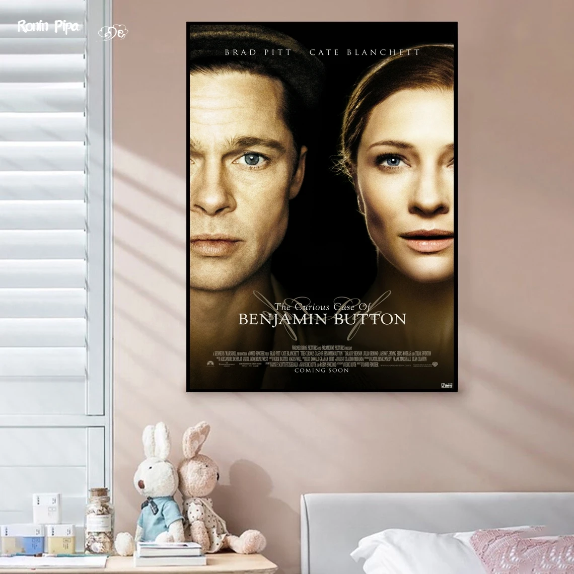 The Curious Case Of Benjamin Button Movie Poster Art Print Canvas Painting Wall Pictures Living Room Home Decor (No Frame)