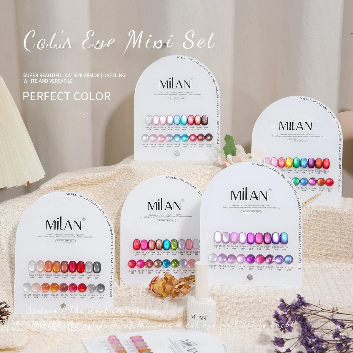 2025年秋冬ネイルアート女性用品サロン秋冬カラフルエナメルキャッツアイネイルジェルポリッシュマニキュア用