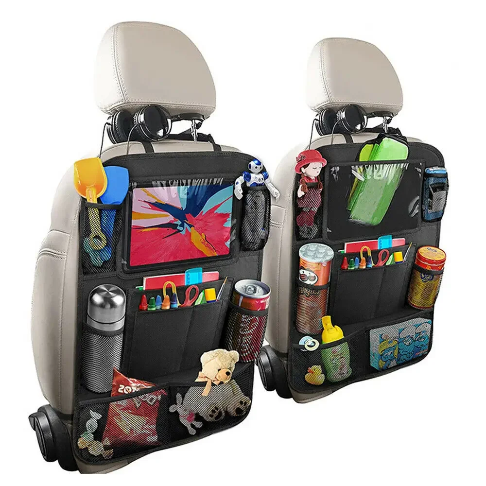 1 set of 2 popular car rear seat anti kick storage bags Car storage bags