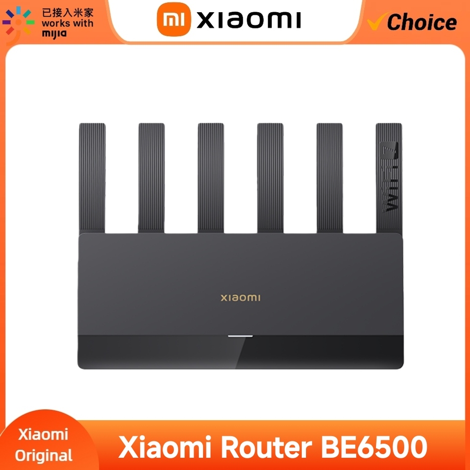  NEW Xiaomi Router BE6500 Qualcomm Quad-Core Wi-Fi 7 Mesh 2.5G Network Port IPTV OFDMA Game Accelerator Signal Amplifier Mi Home 