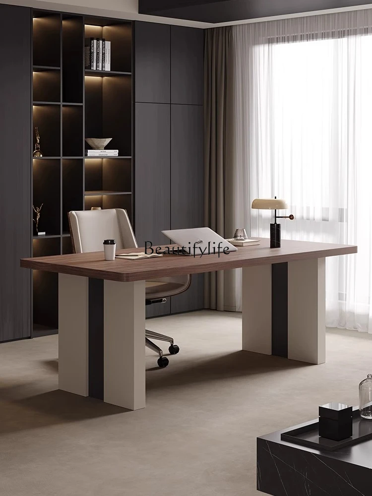 

*Italian minimalist desk work desk modern minimalist study desk