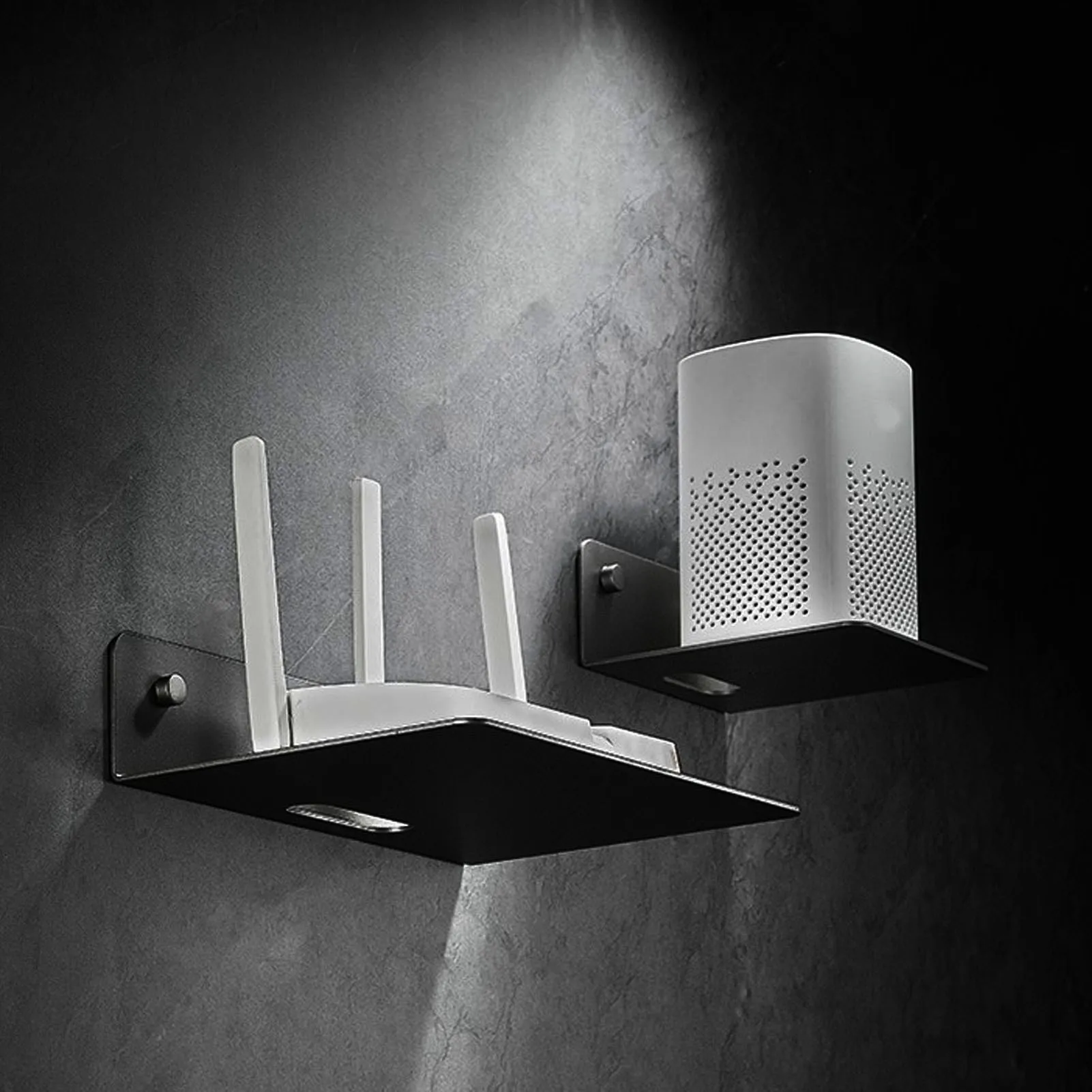 ZK40 Schermo TV Ripiano superiore Scaffale portaoggetti per proiettore addensato Set Top Box Rack Staffa per router