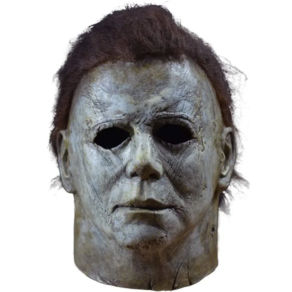 Michael Myers Mask 1978 Halloween Movie Latex Realistic Horror Mask Scary Cosplay Mask Costume Party