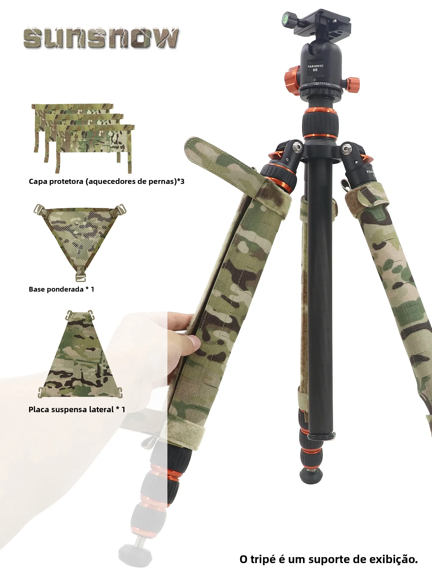 sunsnow-gear-tactical-tripod-cover-quick-on-off-camouflage-leg-tube-cover-fabric-outdoor-camping-travel-military-gear