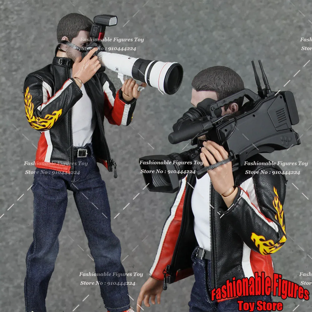 ZYTOYS 1/6 Scale soldier Digital Video Camera Set DV War Correspondent Suit Model Digital SLR Camera For 12