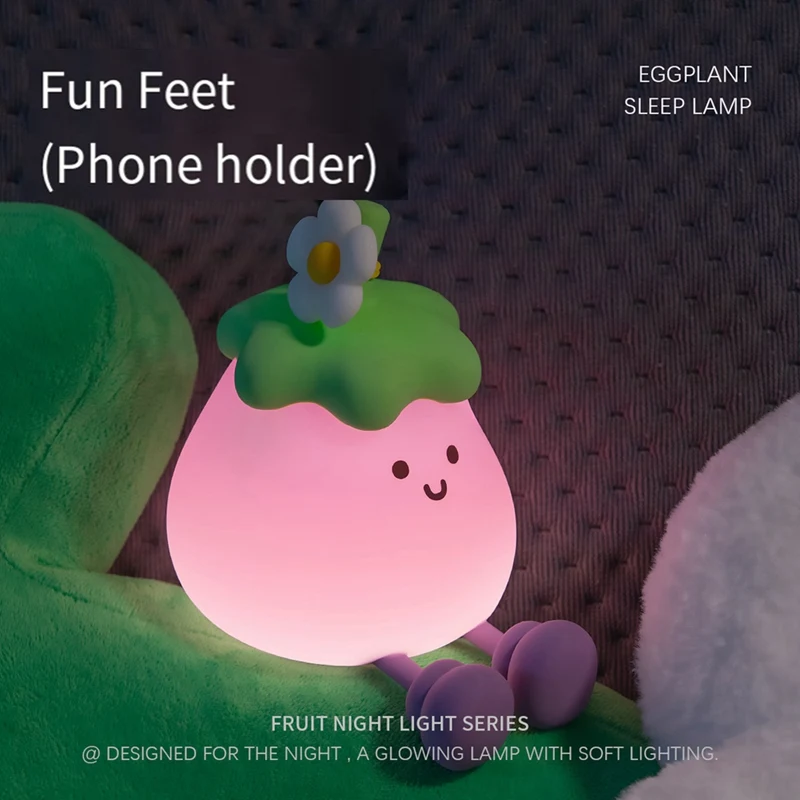 HOT! Night Light Children Cute Fruit Nursery Lamp LED Fruit Decoration Night Light Suitable For Bedroom Desktop Birthday Gift
