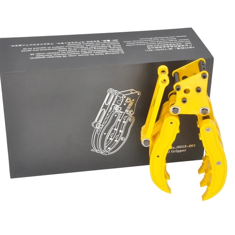 1:14 Scale Excavator Model Parts Metal Large Bucket Quick-Release Coupler 1/14 RC E010 E111 EC160 Accessories