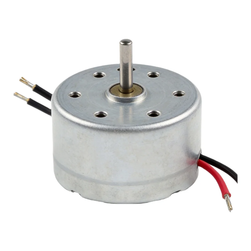 24mm Diameter Brushed Motor RF-300CA 2mm Shaft for Low Voltage Operation in Custom Sensors Motion Control and Lab Testing
