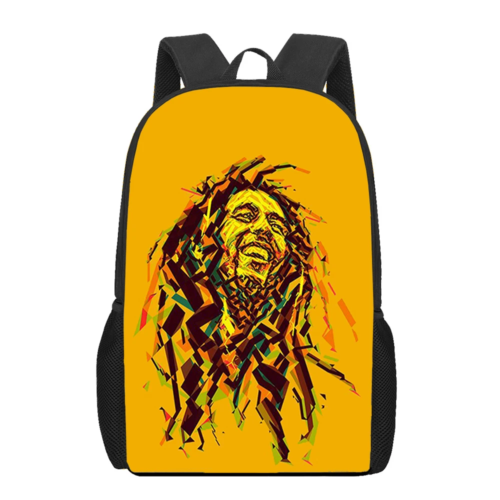 Mochila Bob Marley para hombre, mochilas para niños, mochilas escolares para adolescentes, mochila diaria, mochilas para libros, mochila de gran capacidad