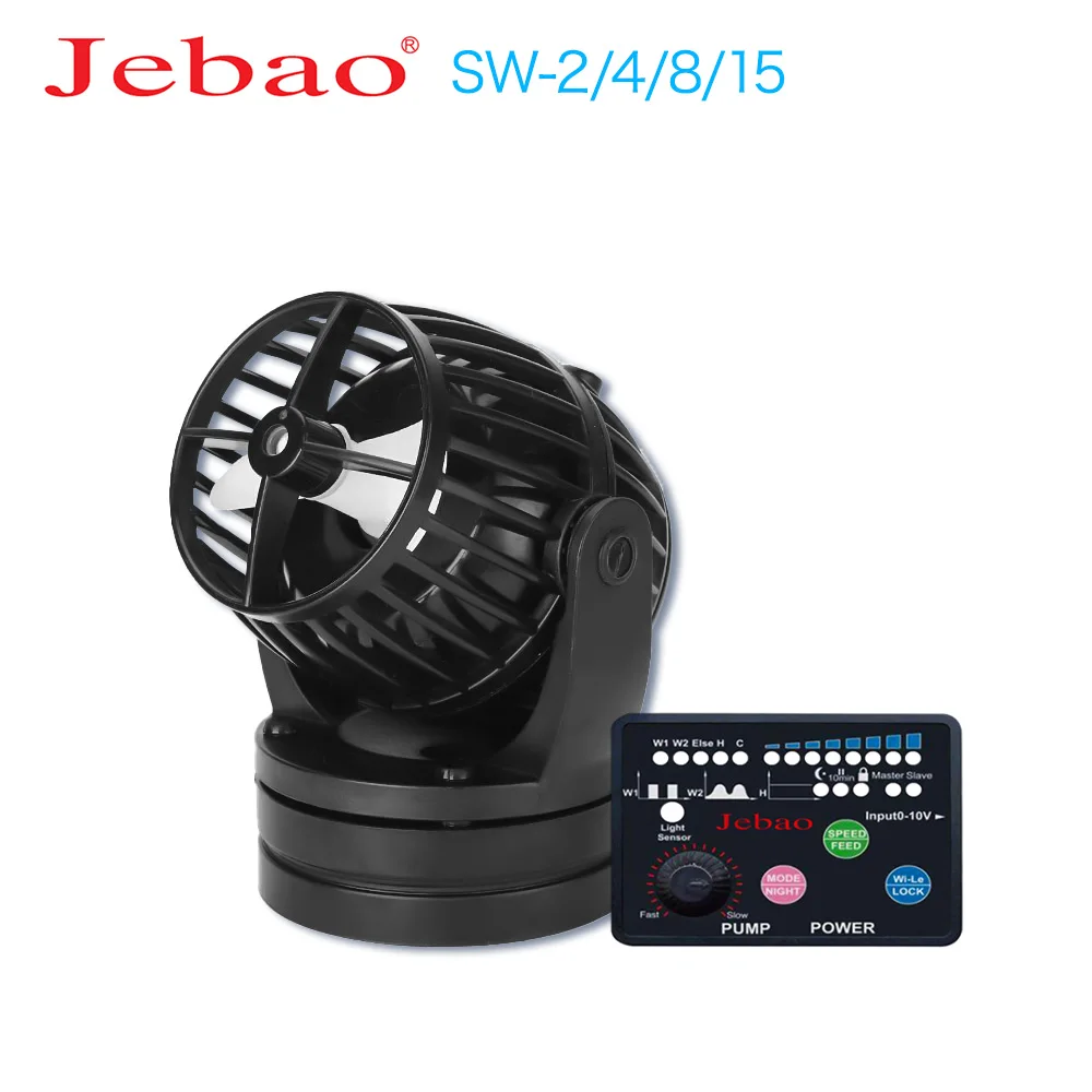 

Jecod SW-2/4/8/15 Jebao Wave Circulation Reef Pump Wireless Super Magnetic 360° Flow Coral Reef Fish Tank Freshwater Marine Tank