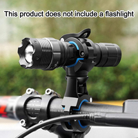 Bike Flashlight Holder Mount Engineering Plastics Quick Release 360-Degree Rotation Bicycle Lights Bracket Cycling Accessories