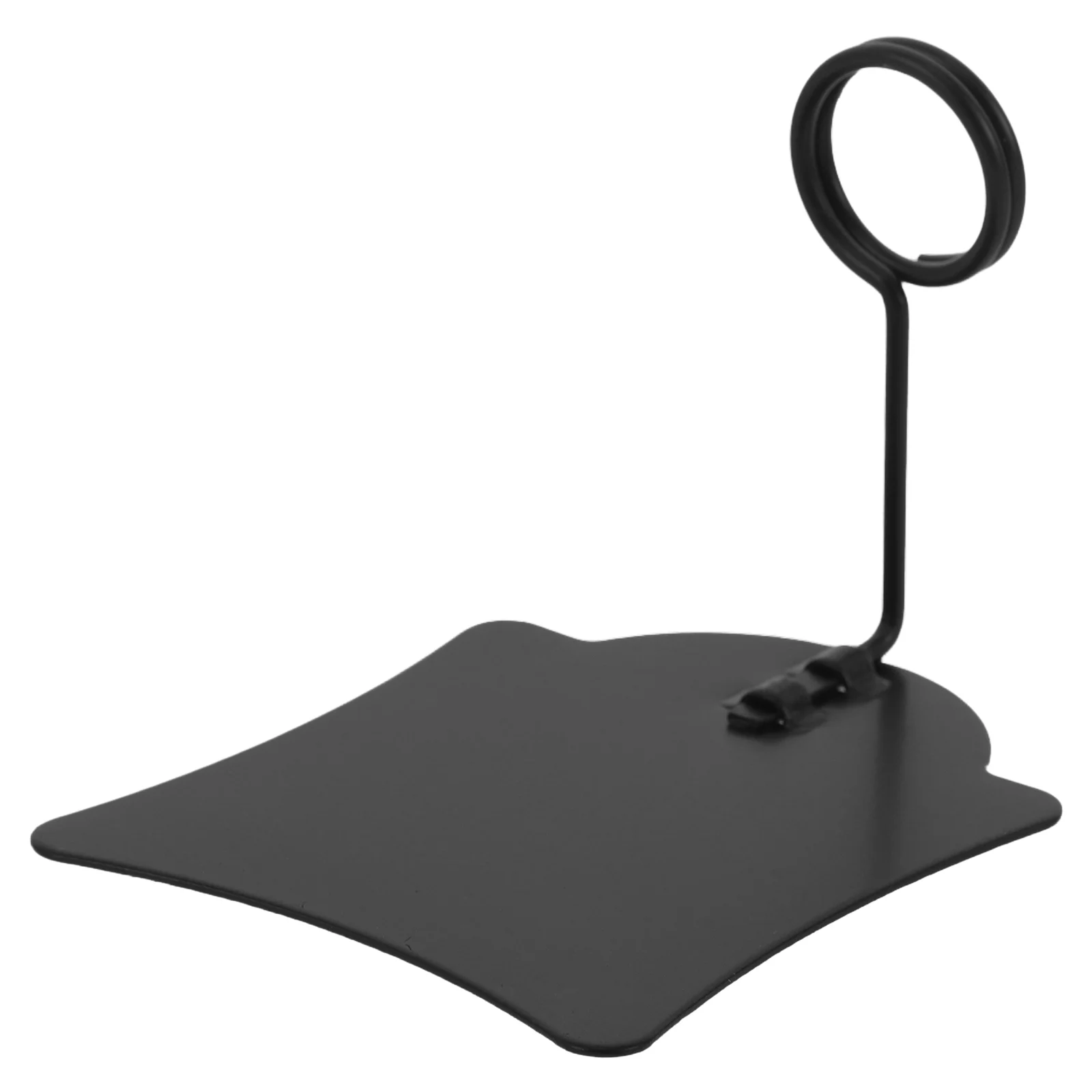 베이커리 디저트 샵 디스플레이를위한 가격 태그 스탠드 뷔페 ​​컨세션 데스크탑을위한 보안 클립 디자인 금속 라벨 스탠드