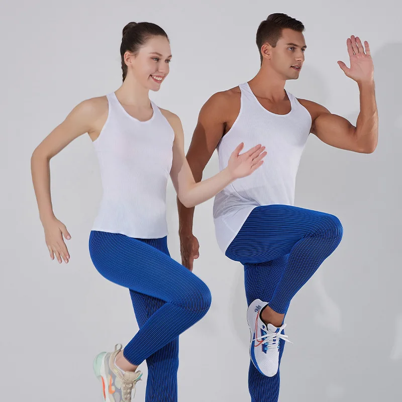 

Легкий и быстросохнущий жилет для мужских спортивных и дышащих фитнес-тренировок, мужской и женский жилет для бега