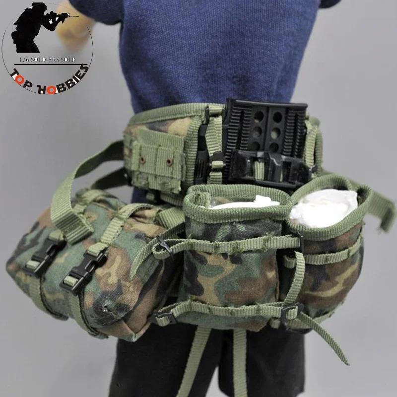 DML 1/6 مقياس الجيش التمويه الخصر حقيبة مولي حزام مشبك عسكري ل 12 ''عمل الشكل المشهد ملحق نموذج الجندي #1