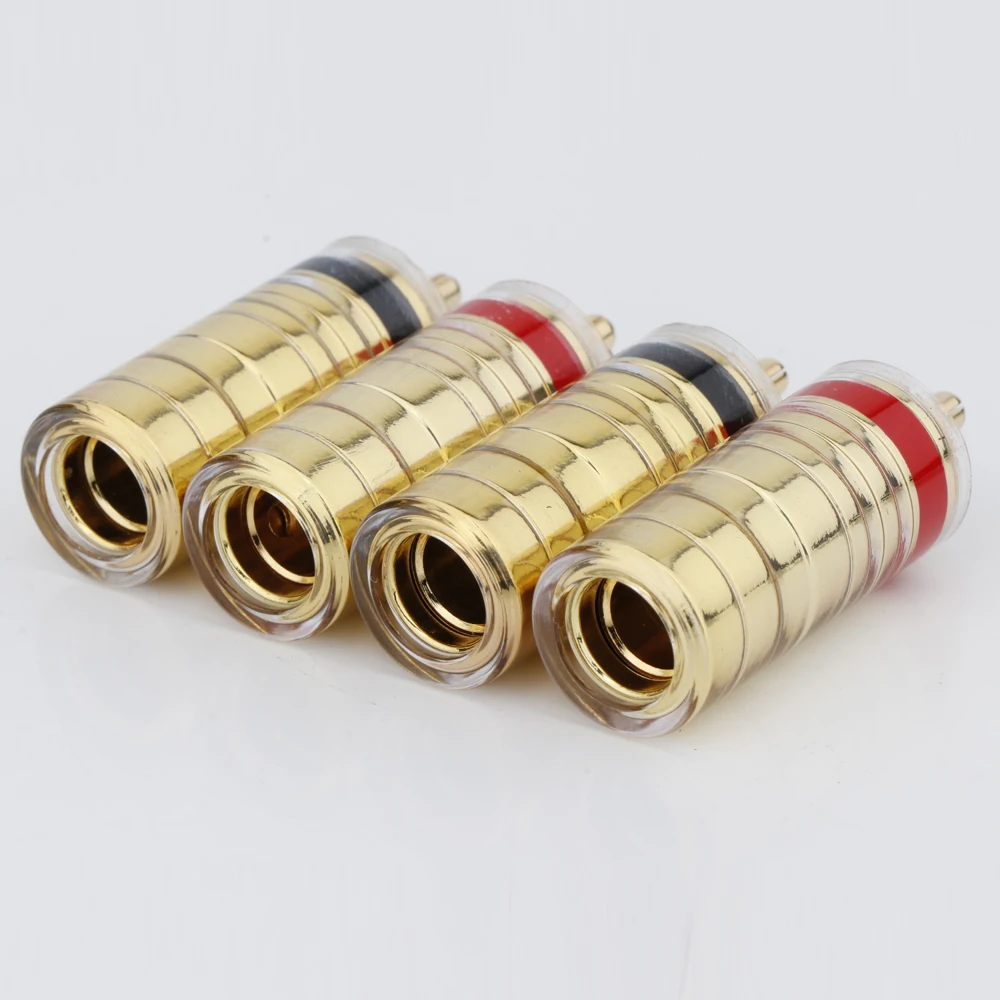 Hifi Solder Stecker RCA Stecker Für Hifi Audio RCA Kabel Draht Adapter 24K Gold Überzogene Video Kabel kit TV CCTV – Detail 8