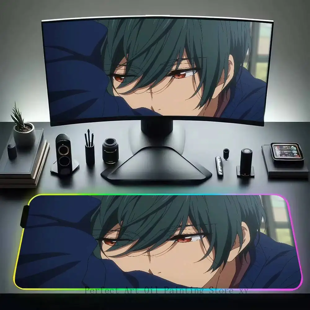 Kirishima Ikuya Anime F-Free Eternal Summer Mousepad Non-slip Suitable For Office Computers Laptops E-sports Game Desk Mats XXL