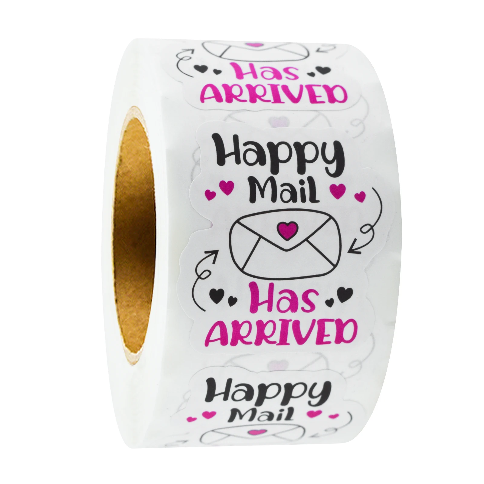 500Pcs 1.4In*1.6In Cute Style Heart Stickers for Envelopes, Heart Envelope Label Stickers, Handmade Stickers, Gift Bag Packaging Label Stickers, Small Business Stickers, Envelope Stickers, Back-To-School Graduation Gift Stickers, Desk Notebook Classroom Decoration Stickers, Cute Self-Adhesive Decorative Stickers
