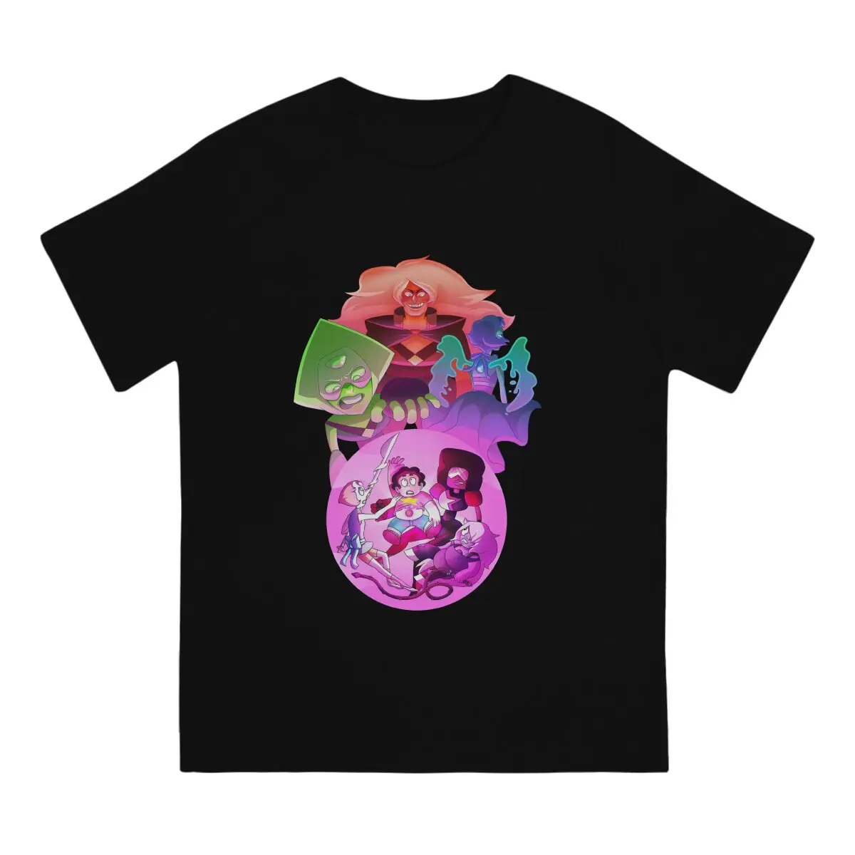 Believe In Steven T-Shirt for Men Steven Universe American Animated Crystal Crazy Cotton  Short Sleeve T Shirt Party Clothing