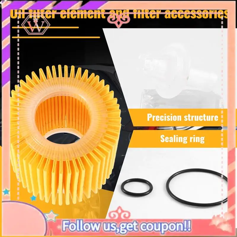 

Durable 10Pcs Car Engine Oil Filters For Toyota C-HR 2018 2019 2.0L Pontiac Vibe 2009-2010 Corolla Prius 1.8L Filters 04152YZZA6