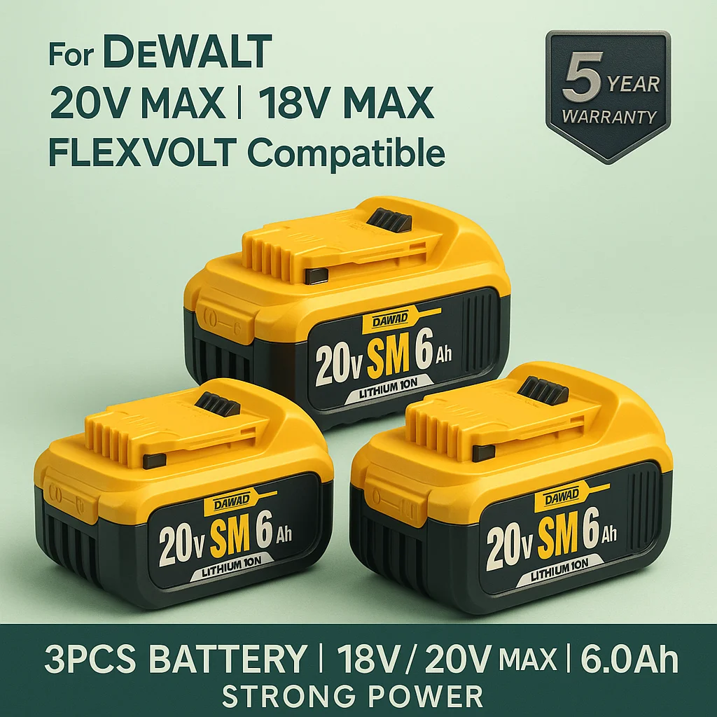 

SUMMING batteryfor Dewalt 18V/20V power Toolsrechargeable electric tool Accessories Lithium batteriesReplace DCB200 DCB184