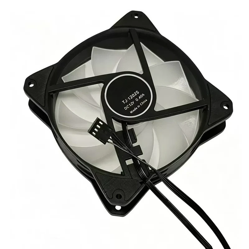 for Tianjifeng Ice Demon 120/240 All-in-One Liquid CPU Cooler, 12cm Color Fixed-Light Silent Fan TJ-12025