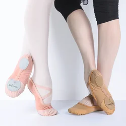 Ballet Shoes for Women Adult Soft Split Sole Girls Ballet Slippers Breathable Ballerina Gymnastics Dance Shoes Elastic Mesh