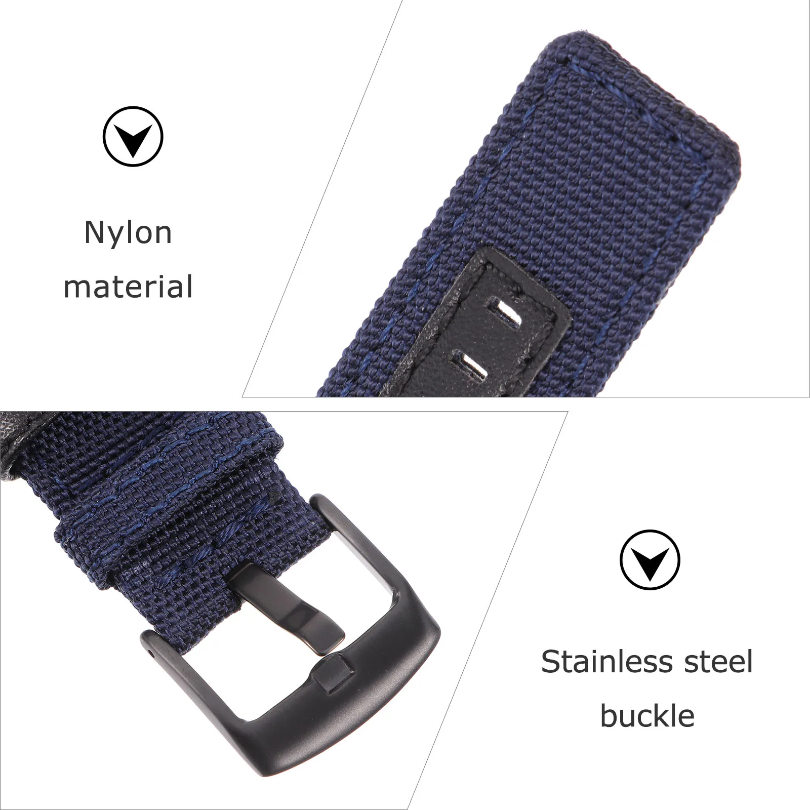 

2 Pcs Watch Bands for Men Strap Replacement Nylon Watchband Shoulder Wristbands Straps Women's