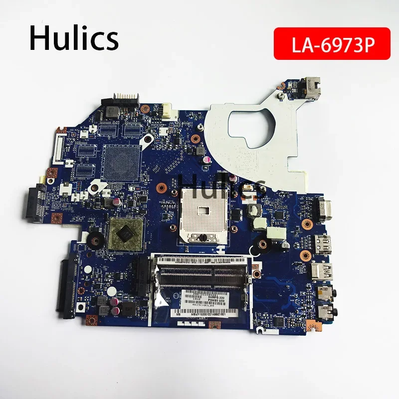 Hulics Used LA-6973P FOR Acer Gateway NV55S P5WS5 Notebook   NV55S02U Motherboard Socket FS1 Mainboard