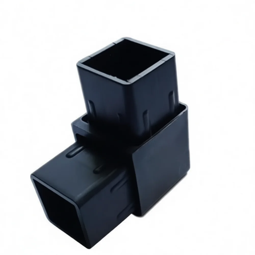 Plastic Square Tubing Assembly Fitting Connector Corner Joint For DIY Project Frame Stand Pipe Support System