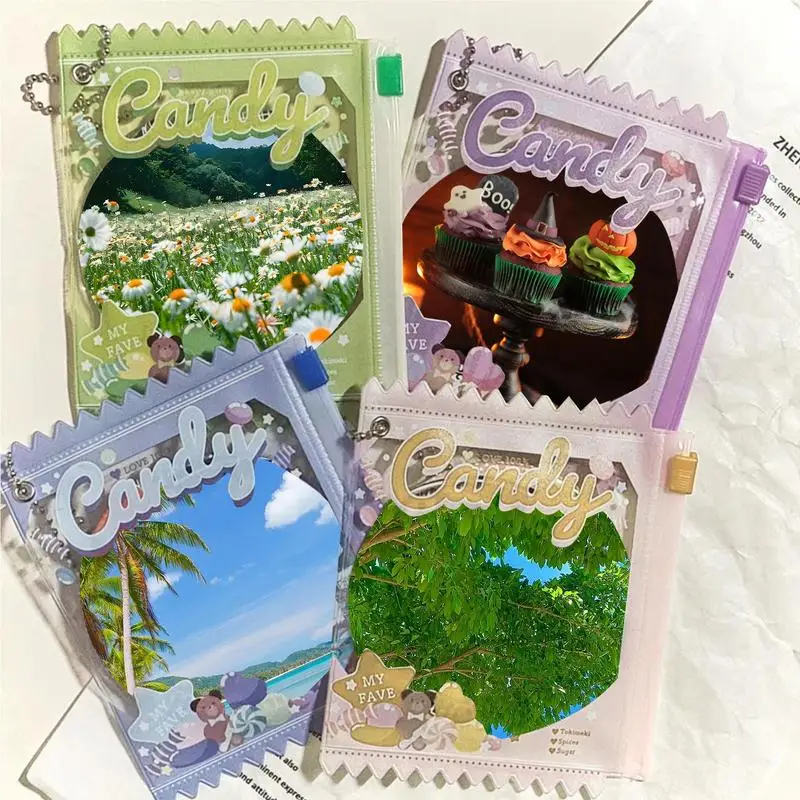 Bolsa de almacenamiento de insignias de Anime japonés, estuche de exhibición de insignias, bolso colgante, accesorio de llavero de moda