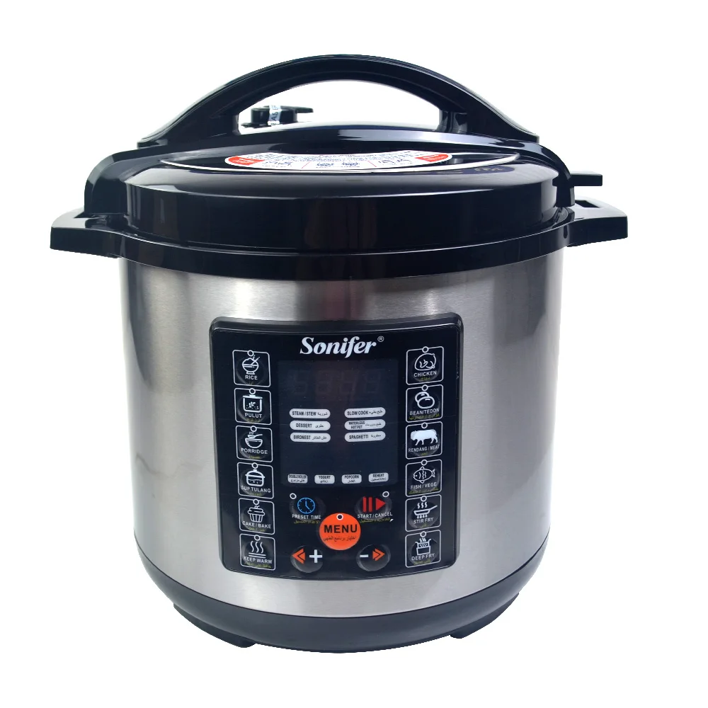 XEOLEO 8L Multifunction Electric Pressure Cooker 1350W Household Rice Cooker Pressure Pot Multicooker instant Pot