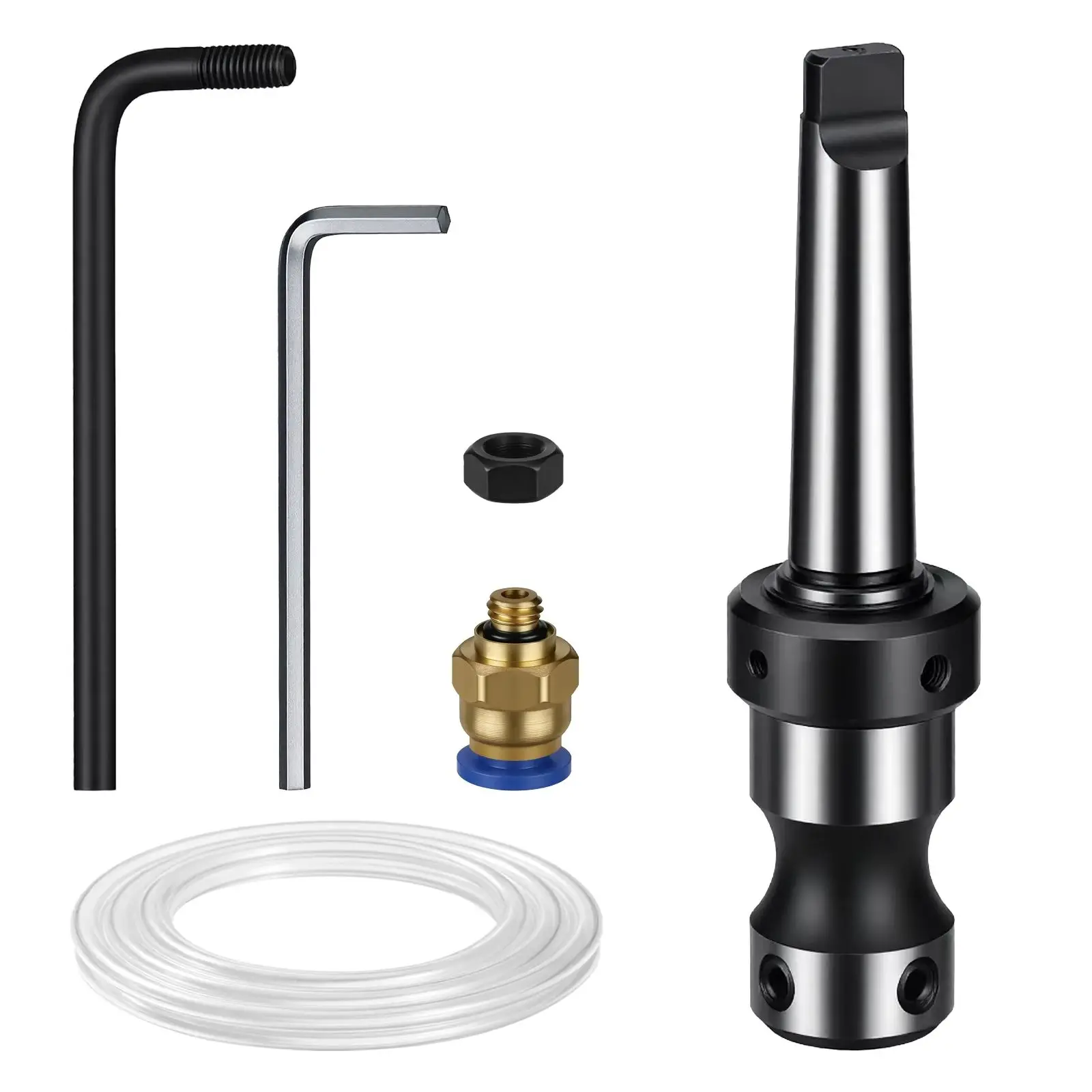 MT3 Internal Coolant Annular Cutter Arbor Kit Morse Taper 3 Bit Holder for Magnetic Drill Bench Drill Fit HSS TCT Annular Cutter
