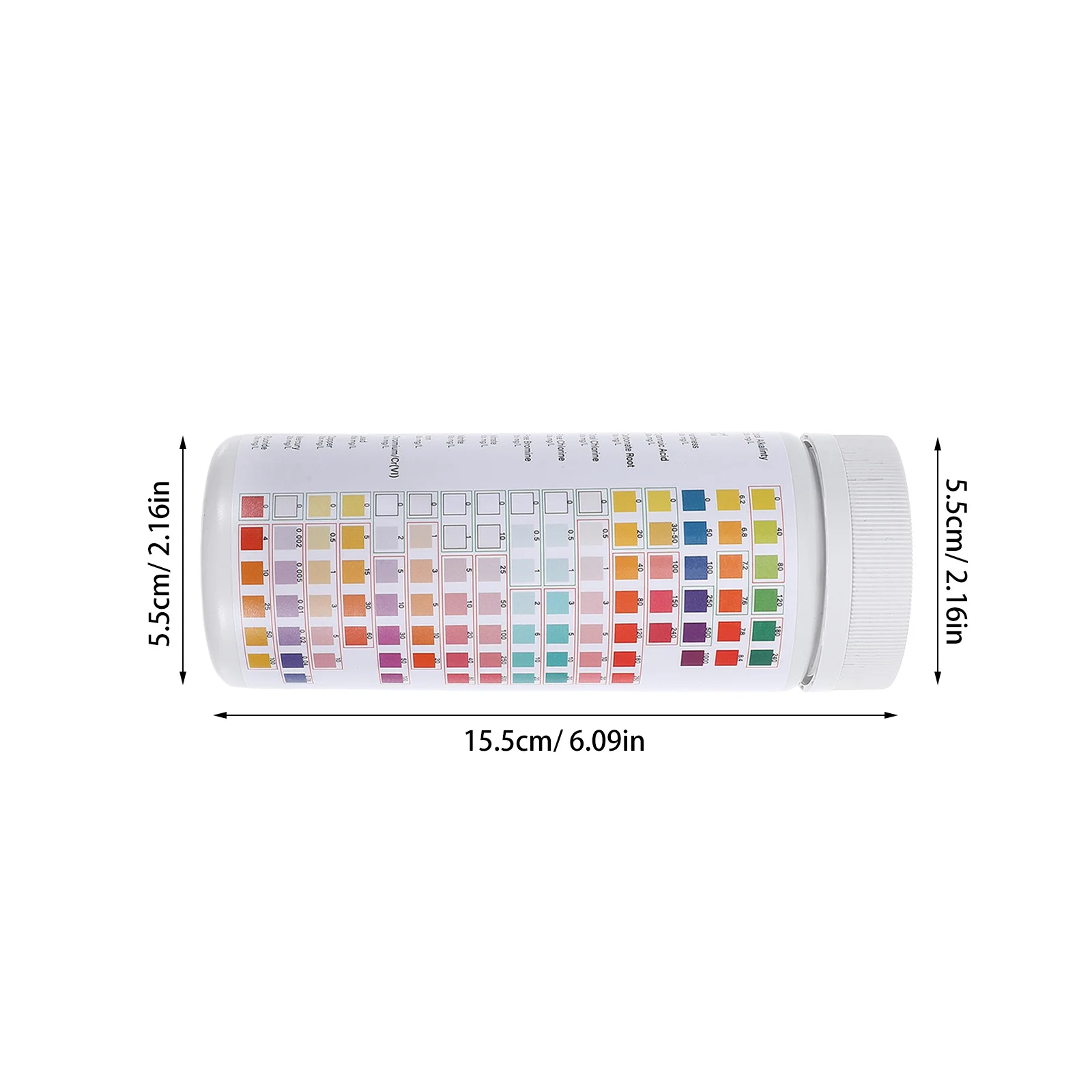 50-teiliges Trinkwasserqualitäts-Testkit, Mehrzweck-Wasserteststreifen für den Hausgebrauch, Bleihärte, PH-Pool-Tester