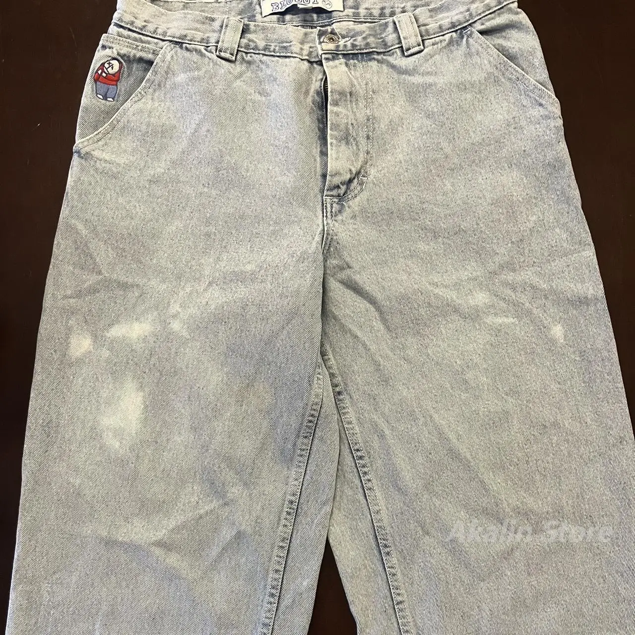 Vintage Big boy ricamo pantaloncini di Jeans vendita calda uomini Y2K basket Skate Harajuku uomini Streetwear Jeans larghi abbigliamento uomo