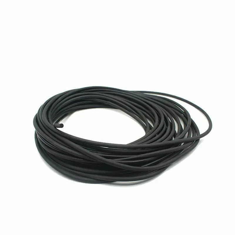 Cable de caucho de nitrilo sólido negro, tira de junta tórica, junta de sellado de goma NBR antiaceite, diámetro 1,5/2/2,5/2,65/3/3,5/4,5/5/5,3/5,5 ~ 16mm