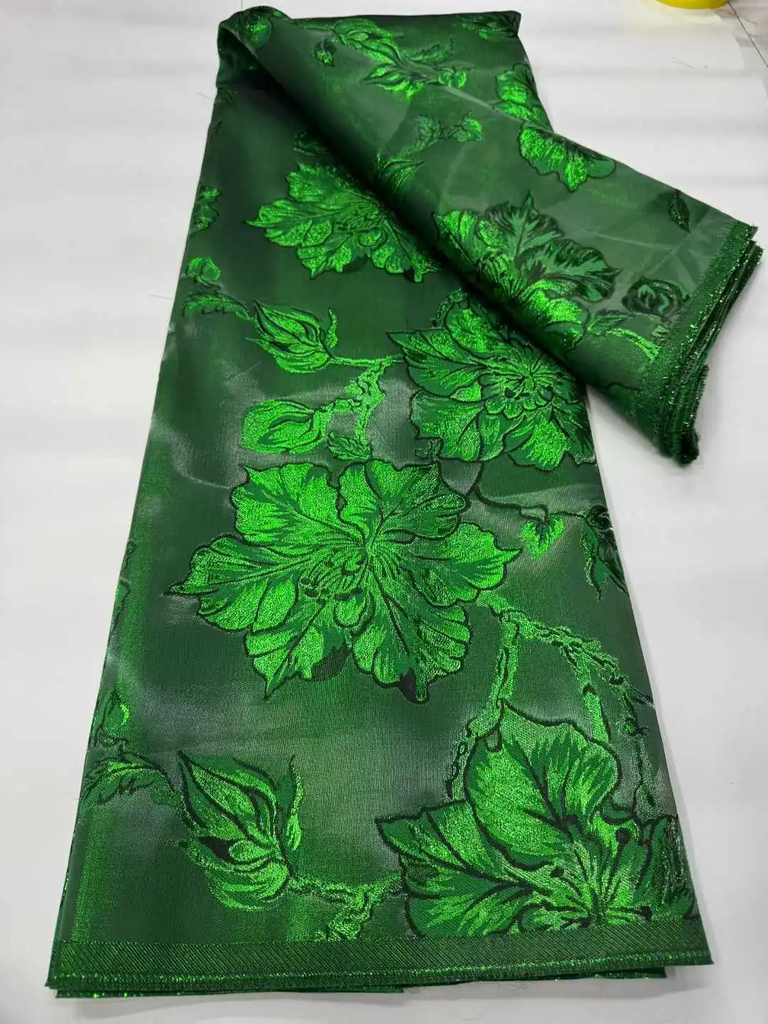 Afrikanische Stoff Spitze Hohe Qualität 2026 Brokat Jacquard Französisch Mesh Tüll Spitze Stoffe Für Nähen Kleid 5 Yards1966