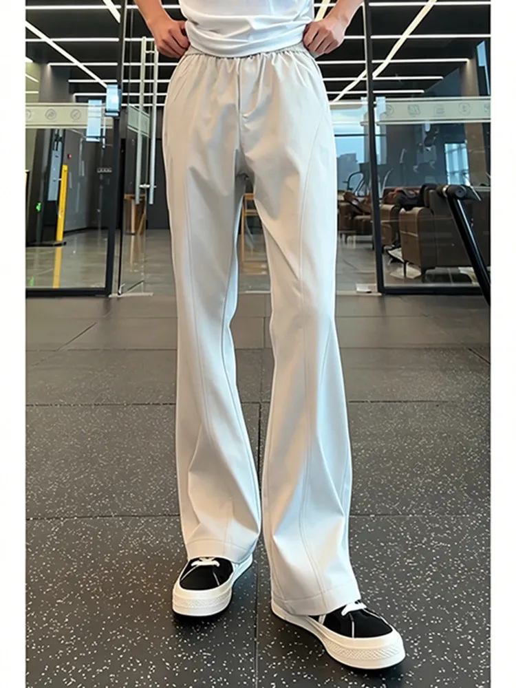 Lightweight American Style Bell Bottoms Men's Summer Quick Dry Cleanfit Sports Straight Casual Pants Straight Leg Fit